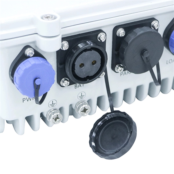 How long should the fiber optic cable be stripped when connecting to the terminal box 