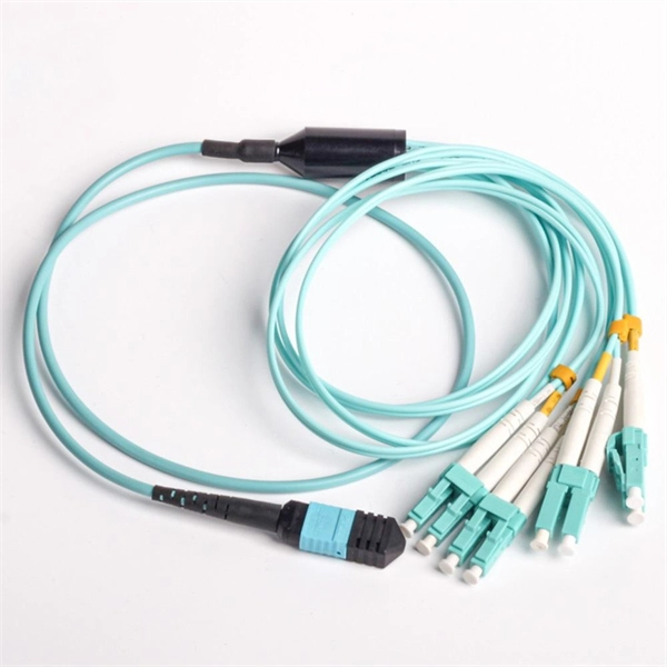 Four-core single-mode fiber optic information point
