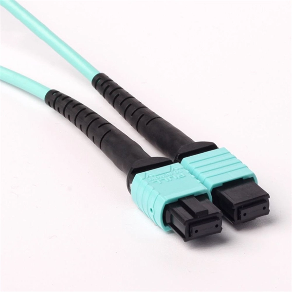 Can fiber optic cables be routed through telecommunications lines 