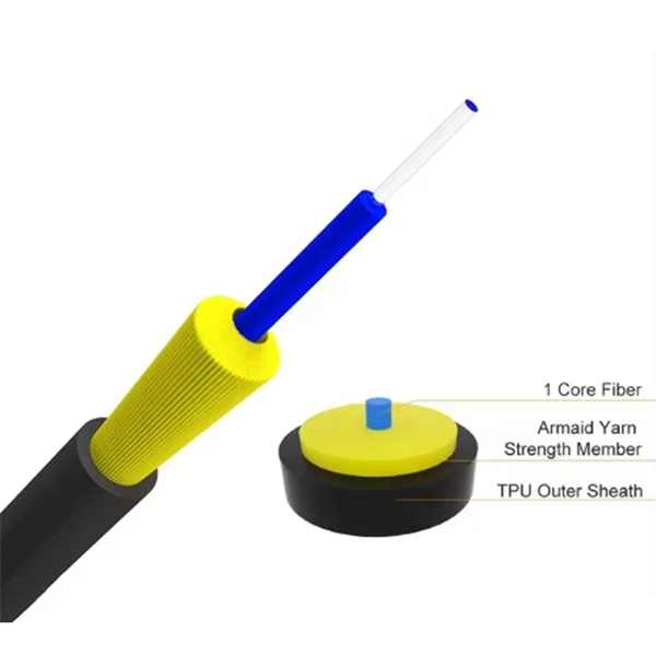 Bulgarian agent for G 652D drop fiber optic cable