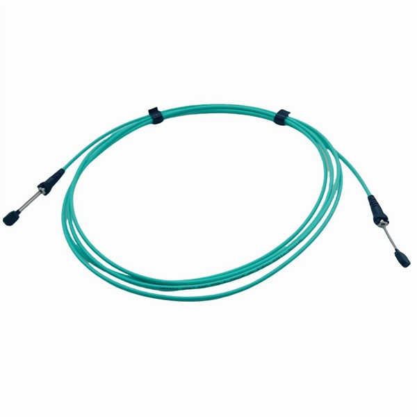 One-time splicing of 10-core optical fiber cable