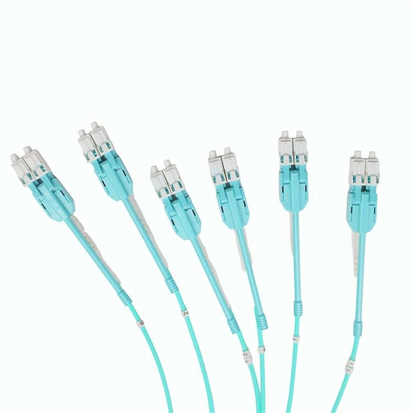 How many meters can a fiber optic cold connector be 