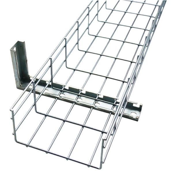 How to organize thick network cables using a cable management rack 