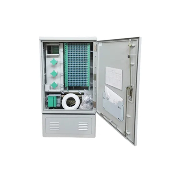 Several circuit breakers in the power supply cabinet